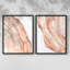 Rose Quartz I - impression encadrée de qualité supérieure - prête à être accrochée - aucun clou requis - aucun clou requis-108021702-108021705