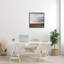Paysage de prairie ouverte, ciel nuageux doux - Peinture-66798187-66798190