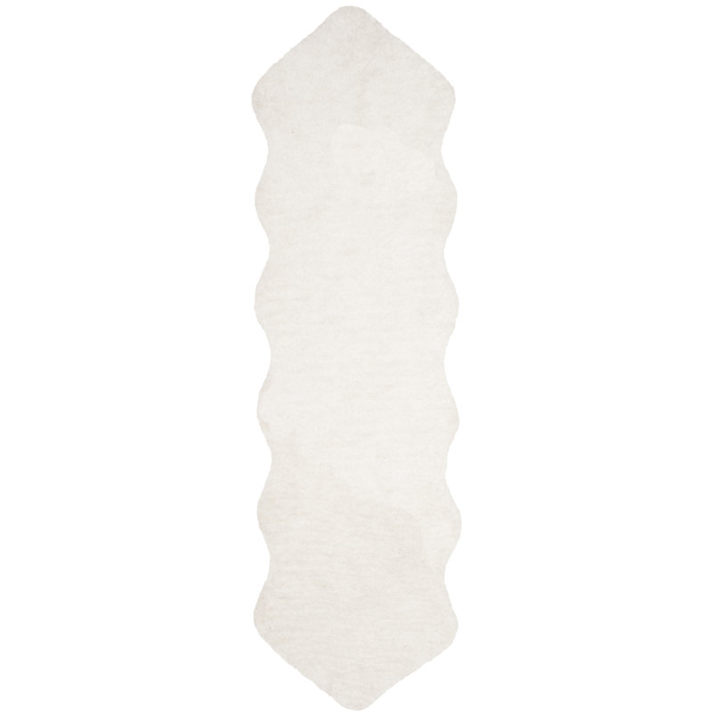 Godeleine Shag Hand Woven Performance Solid Color Rug, Runner 2'3" x 8'