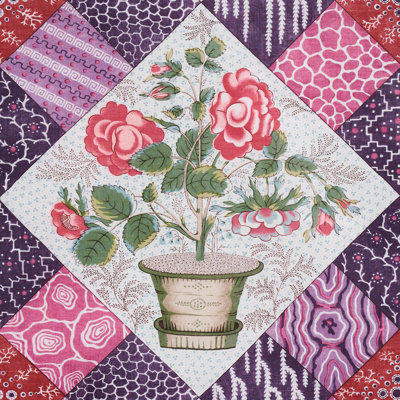 Caldwell Patchwork Chintz Fabric