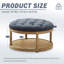 Repose-pieds rond avec rangement l 33 po Cristan-1411766357