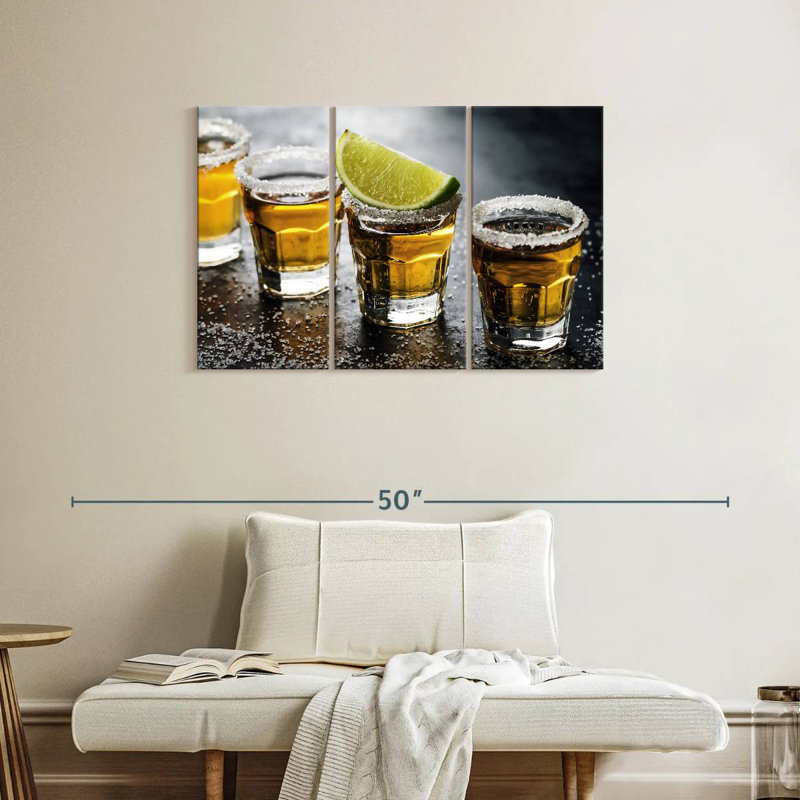 Yarlin Tequila Shot Glasses, 24" H x 38" W