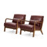 Fauteuil en cuir Jabarius