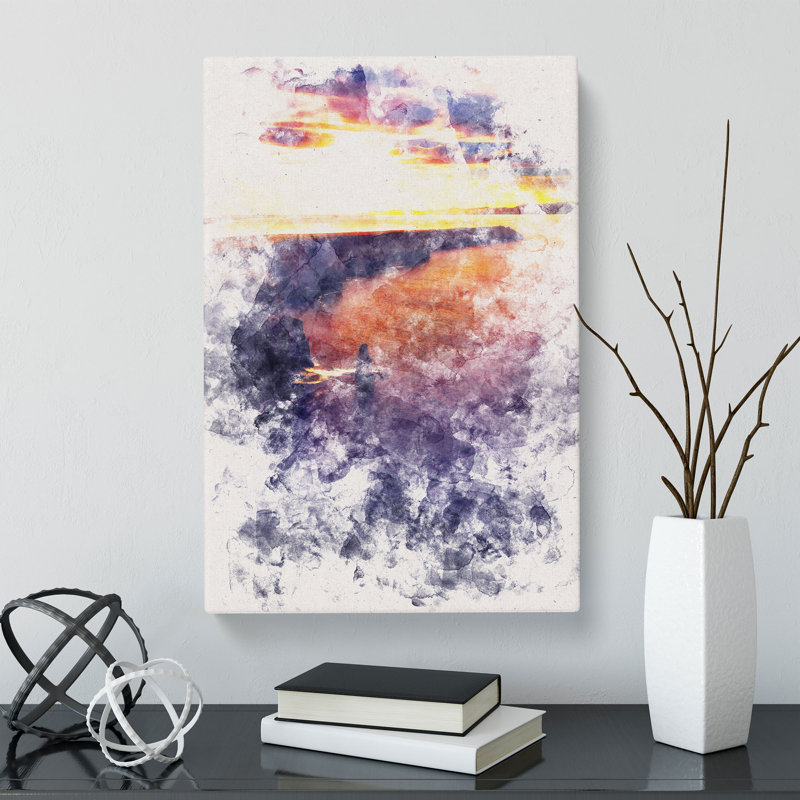 Sunset - Wrapped Canvas, 91cm H x 60cm W x 3cm D