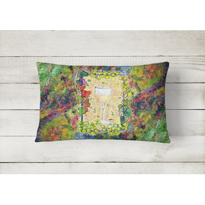 Wine Indoor/Outdoor Throw Pillow