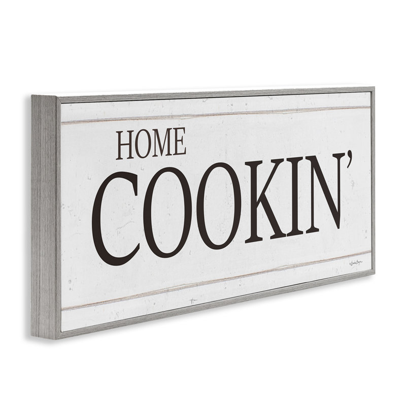 «Home Cookin 'Expression Art» par Susie Boyer, Estampe numérique Farmhouse, H 13 po x l 30 po
