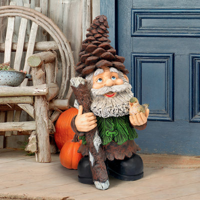 Statue de gnome des bois Pinecone Percy