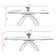 86.61"-118.11" Modern Extendable Dining Table - Brushed Black Steel Base