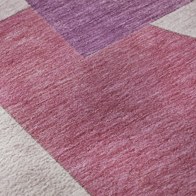 Premium Machine Washable Mehara AMF1692 Mid Century Rug, Runner 2'3" x 7'6"