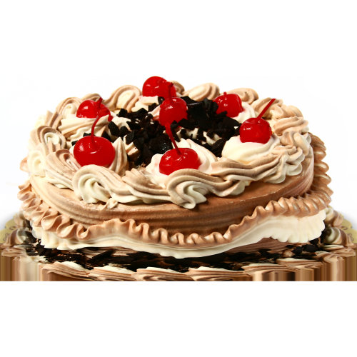 SP13185 Mocha Chocolate Cherry Cake Dessert Cardboard Cutout Standee Standup