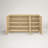 Araminta 47" W 16-Pair Fluted Shoe Storage with Fluted Doors-1429577469