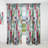 Meadow with Butterflies, Birds and Herbs - Abstract Blackout Curtain Single Panel-1115268772