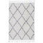 Eddy Shaggy Boho White Rug-1839886178