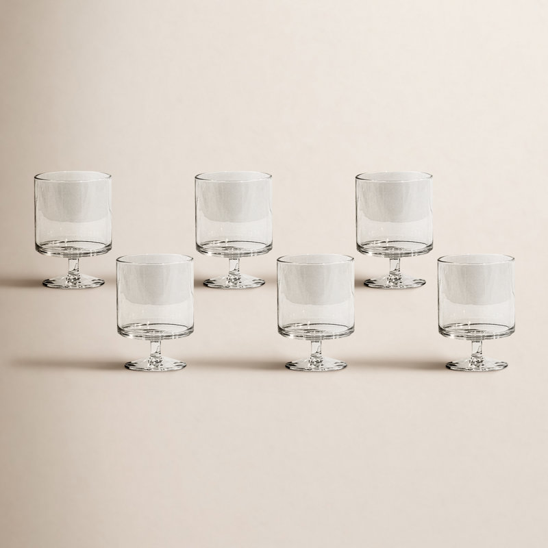 Verre à vin empilable en acrylique Viera - Transparent - 9,4 oz