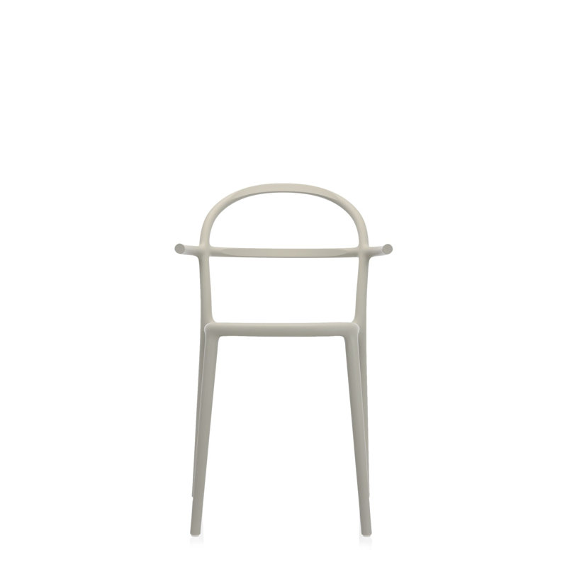 Generic C Arm Chair, Gray