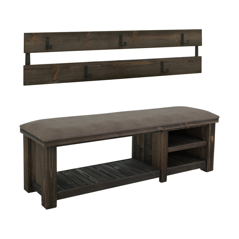 Coat rack and bench