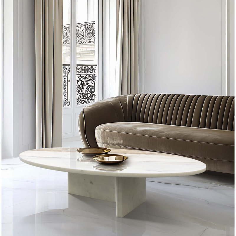 Table basse en marbre véritable