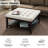33.5" Wide Tufted Square Cocktail Ottoman With Free Tray-652042889