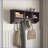 Entryway Coat Rack Wall Mounted with Storage Shelf, 38.6” W, Espresso Finish, 4 Dual Hooks | MDF | Traditional