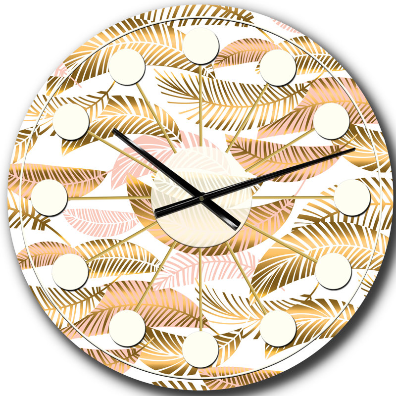 Horloge murale Golden Mid-Century III, Grand