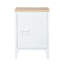 Mira 40.5cm W Metal Bedside Table-47779780
