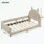 Lit de jour rembourré Bariola avec tête de lit OX-920287087