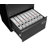 Filing Cabinet Lateral File Cabinet 3 Drawer, Blcak Locking Metal File Cabinets Three Drawer, Office Filing Cabinet With Lock Drawers For Home Office/Legal/Letter/A4/F4-120691129