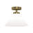 Wynridge Plug & Play 1-Light Semi Flush Mount in Transitional and Modern Style-9.57 Inches Tall and 12 Inches Wide-107377544