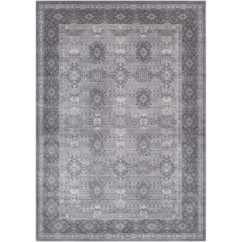 Tapis taupe / gris Imana, Rectangle 2 pi x 3 pi