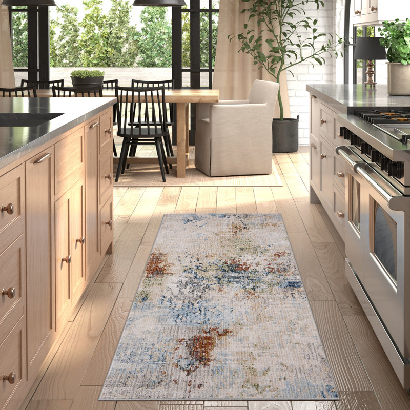 Maxin Performance Abstract Indoor Rug, Runner 2'6" x 7'3"