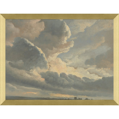«Cumulonimbus Clouds», reproduction encadrée