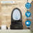 1.1/1.6 GPF Tornado Flush One-Piece Toilet For Bathrooms,Siphonic S-Trap 12",Elongated Bowl With Soft Close Seat,Powerful Dual Flush MAP 1000G,Comfort Chair Seat ADA Height 17"