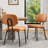 Dining Chairs, Upholstered Mid Century Modern Kitchen Dining Room Accent Chairs-503337318-524176571