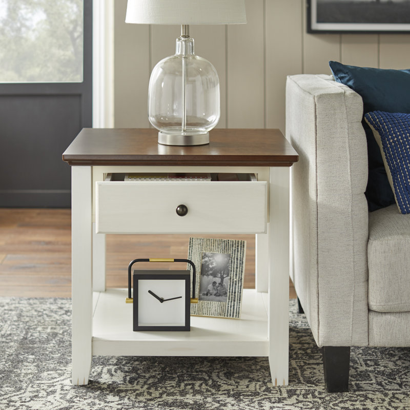 Barnette End Table with Storage
