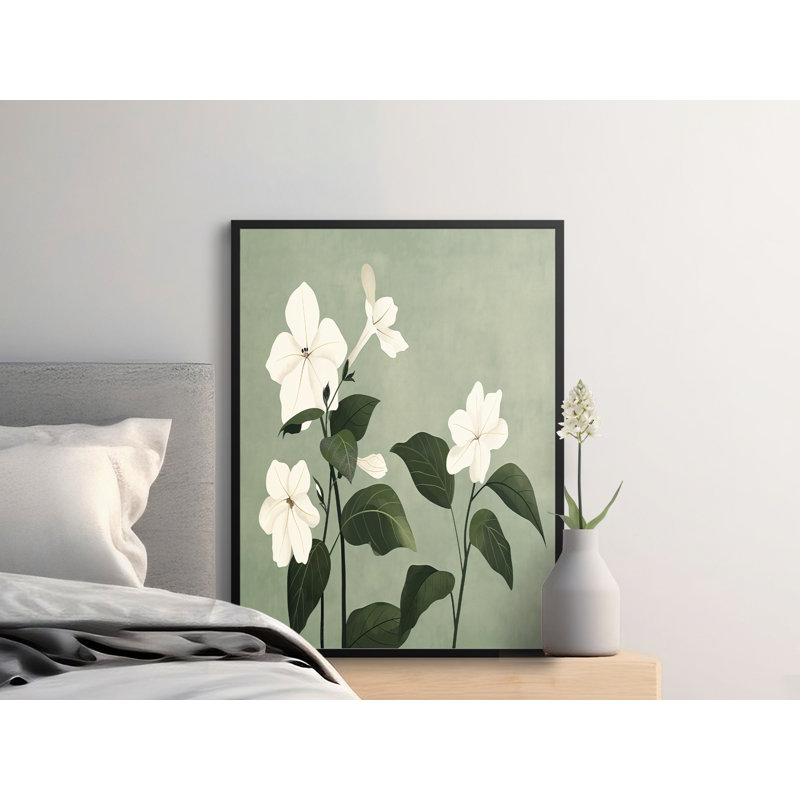 Floral Botanical Matte Poster, 9x11