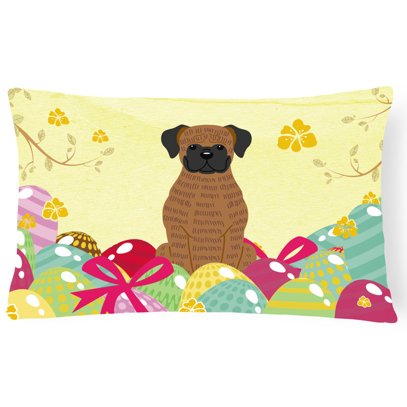 Coussin boxer de pâques œufs
