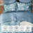 Bedsure Bed in a Bag - Reversible Flroal & Plant Pattern Printed with Comforters, Sheets, Pillowcases & Shams, 89GSM-122441035-110389485