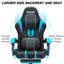 Fauteuil de jeu ergonomique inclinable avec massage et haut-parleurs Bluetooth Inbox-1969086176
