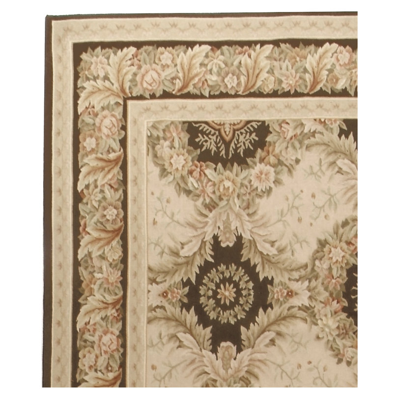 Wool Oriental Area Rug, Rectangle 2' x 3'