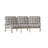 Fremont 108'' Wide Aluminum Patio Sofa with Cushions-26118066-26118053