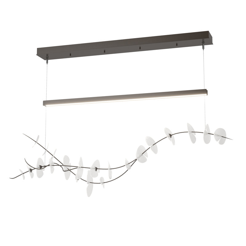 Lily 1 - Light Pendant, Dark Smoke, Oil Rubbed Bronze