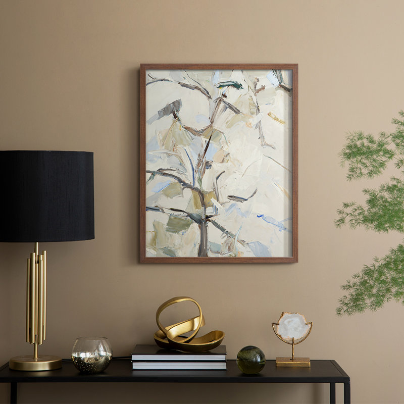 Gallery The Pear Tree, reproduction d'art encadrée - bois massif, H 30 po x l 24 po, Noyer