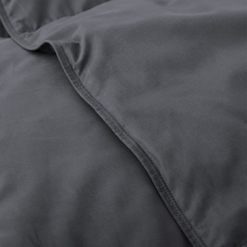 Insert de couette en duvet synthétique de qualité supérieure toutes saisons, Très grand, Gris foncé
