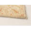 Tapis de couloir crème en tapis décoratif laine de conception unique 2 pi 8 po x 9 pi 8 po noué à la main new age ushak