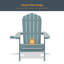 Chaise Adirondack pliante HIPI résistante aux intempéries-70043959