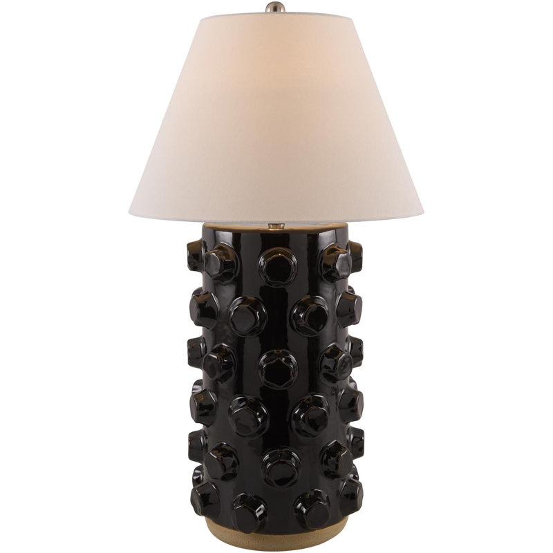 Lampe de table Lousine, Noir, noir, noir, noir