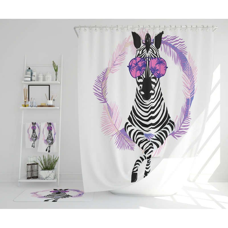Nayaliz Polyester Shower Curtain Set