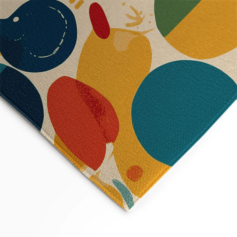 Tapis intérieur et extérieur Retro Bounce, Rectangle 4pi x 6 pi