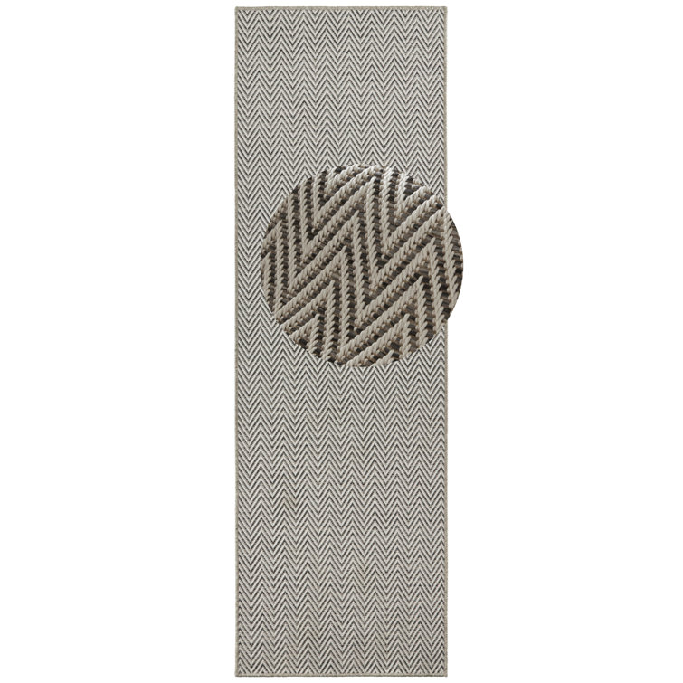 Flatweave Ivory/Grey Rug