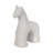 Decorative Cement Textured Horse Figurine Object for Table Decor - Sculptural Statue Accent for Office, Living Room or Home Decoration - Black-970975950-970975944